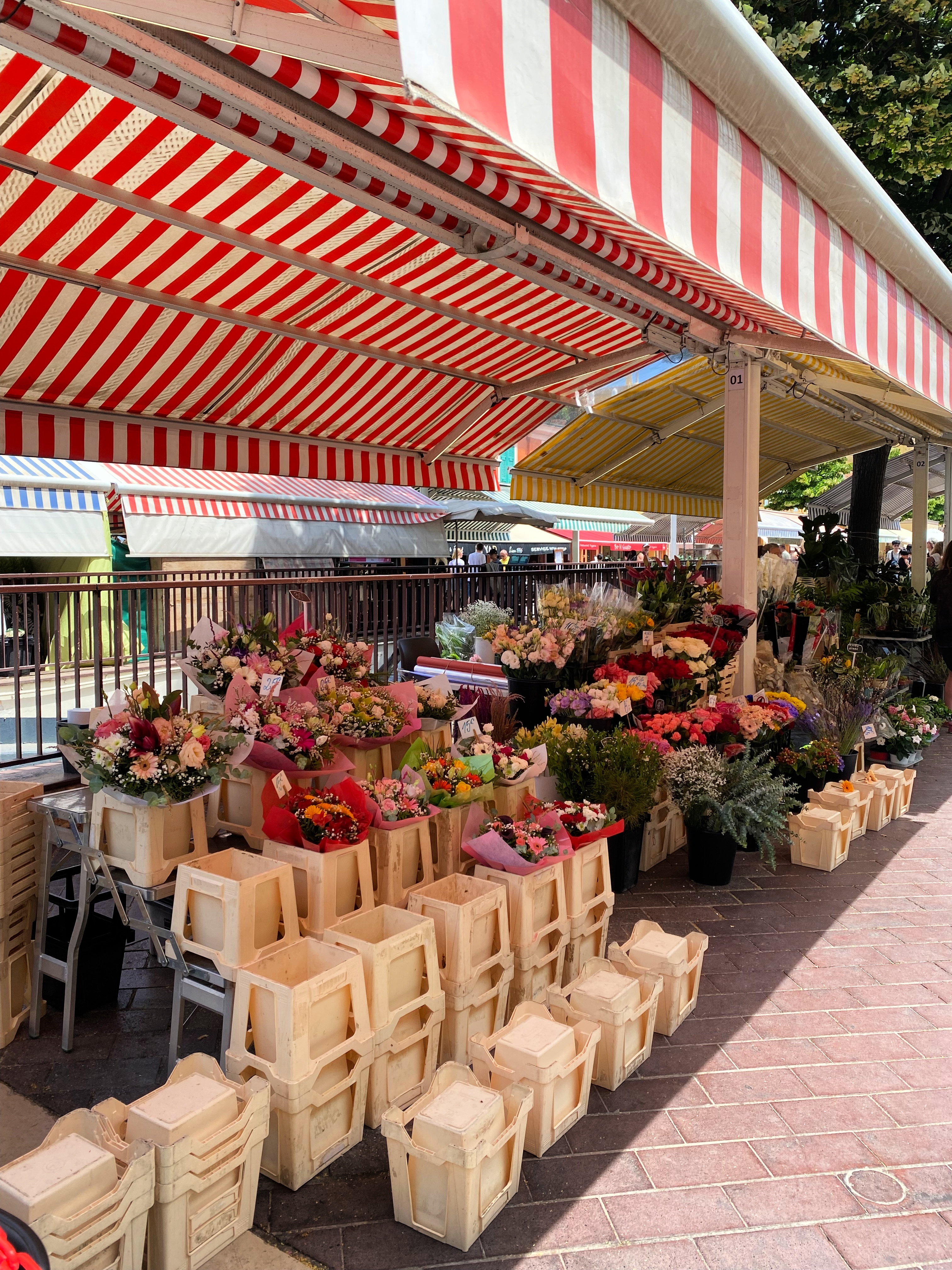 Flower Market in Nice, France