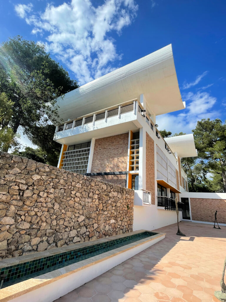 Exterior view of the Maeght Foundation building