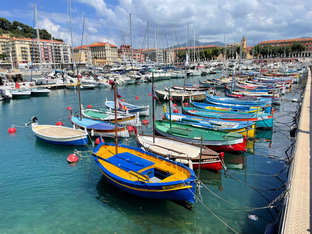 Boats in the Port of Nice, France