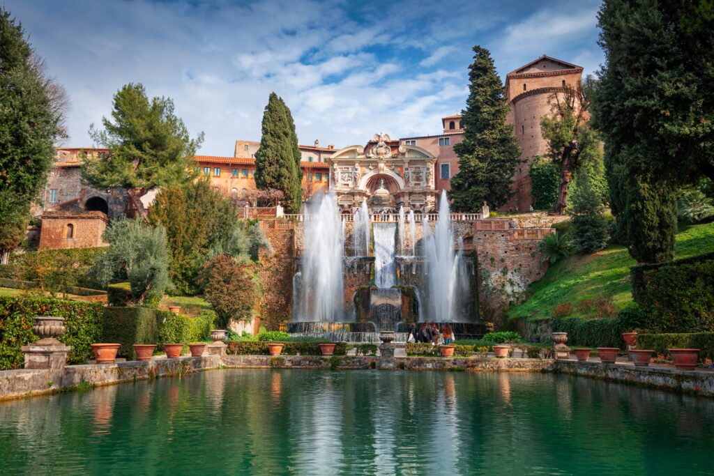 Tivoli Gardens in Italy